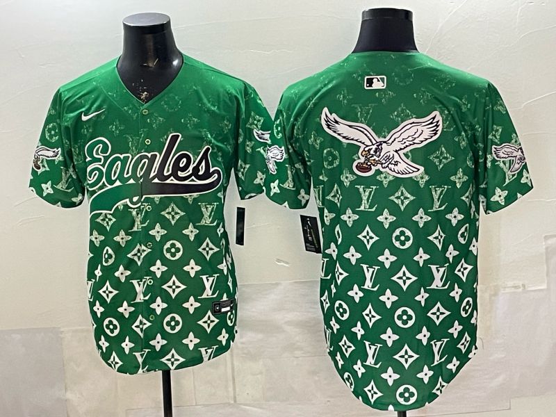 Men 2026 Philadelphia Eagles Blank Green Nike Limited NFL Jersey style 0004->philadelphia eagles->NFL Jersey